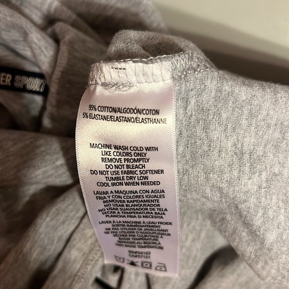 Tommy Hilfiger Sport Women’s Light Gray Pullover Hoodie XL - Picture 6 of 7